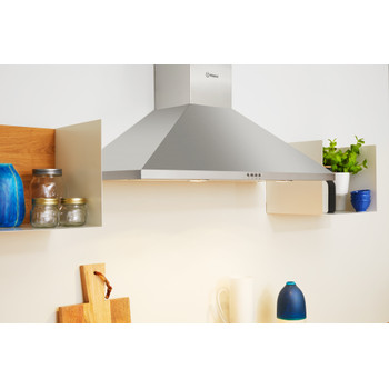 Indesit Exaustor Encastre IHPC 9.5 LM X Inox Wall-mounted Mecânico Lifestyle perspective