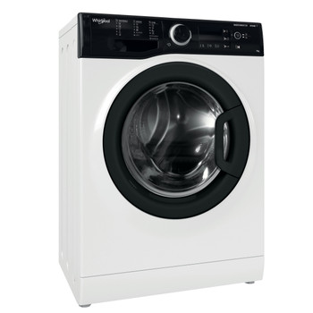 Whirlpool Tvättmaskin Fristående WRSB 7259 BB EU White Front loader B Perspective