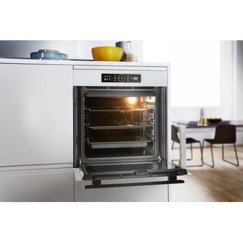 Whirlpool Horno Encastre AKZ9 6290 WH Eléctrico A + Lifestyle perspective open