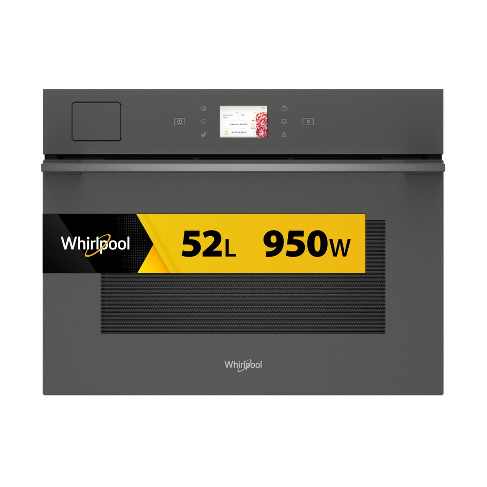 Whirlpool Four à micro-ondes Encastrable WCT11A9FHTSSMA Stardust grey matte Électronique 53 Micro-ondes combiné 950 Frontal