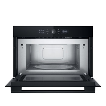Whirlpool Micro-ondas Encastre WMD54MB Preto Eletrónico 31 MO + Função Grill 1000 Frontal open