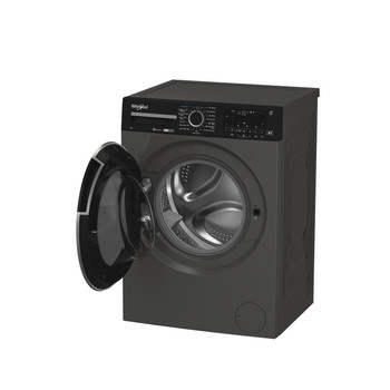 Whirlpool Pračka Volně stojící WPM 87G ADS EE Manhattan Grey Předem plněná A Perspective open