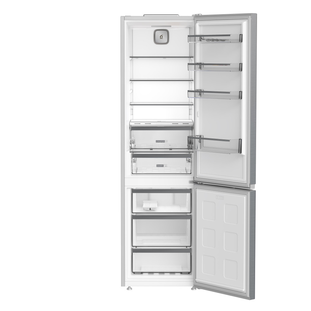 Whirlpool Racitor-congelator combinat Independent WHK 26362 XP5E Pearl Inox 2 doors Frontal open