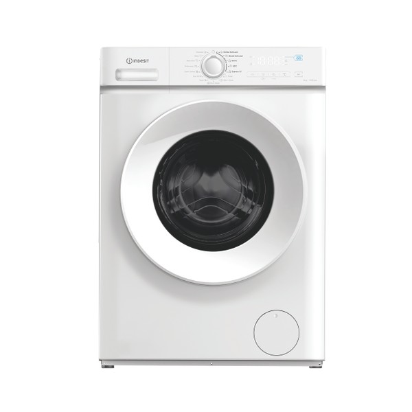 „Indesit“ Skalbimo mašina Laisvai pastatoma IMA 864 MY TIME EE Balta Pakraunama iš priekio A Frontal