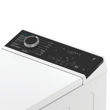 Whirlpool Práčka Voľne stojace TW721DBSWCS Biela Zhora plnená A Lifestyle control panel