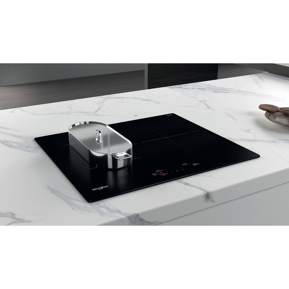Whirlpool Encimera WB Q4860 NE Negro Induction vitroceramic Lifestyle perspective