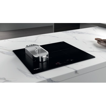 Whirlpool Encimera WB Q4860 NE Negro Induction vitroceramic Lifestyle perspective