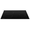 Indesit Ploča za kuhanje RI 161 C Crna Radiant vitroceramic Frontal top down