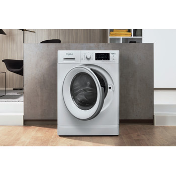 Whirlpool Lavadora secadora Libre instalación FWDD 1071682 WSV EU N Blanco Cargador frontal Lifestyle frontal open