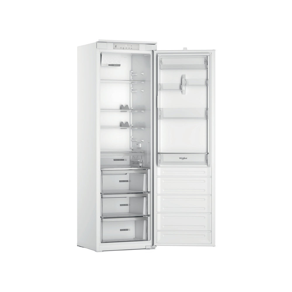 Whirlpool Koelkast Inbouw WHSD18A013C2 Staal Perspective open