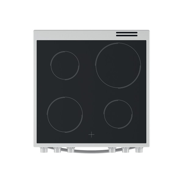 Indesit Cuisinière IS67V8CHW/E Blanc Electrique Frontal top down