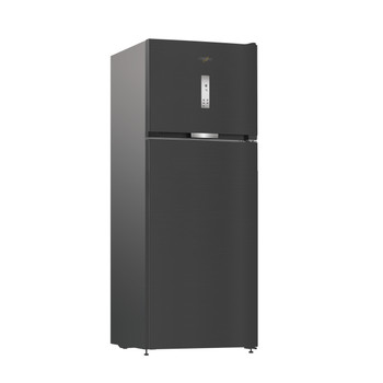 Whirlpool Hűtő/fagyasztó kombináció Szabadonálló WHD2 6473 X5E Pearl Inox 2 doors Perspective