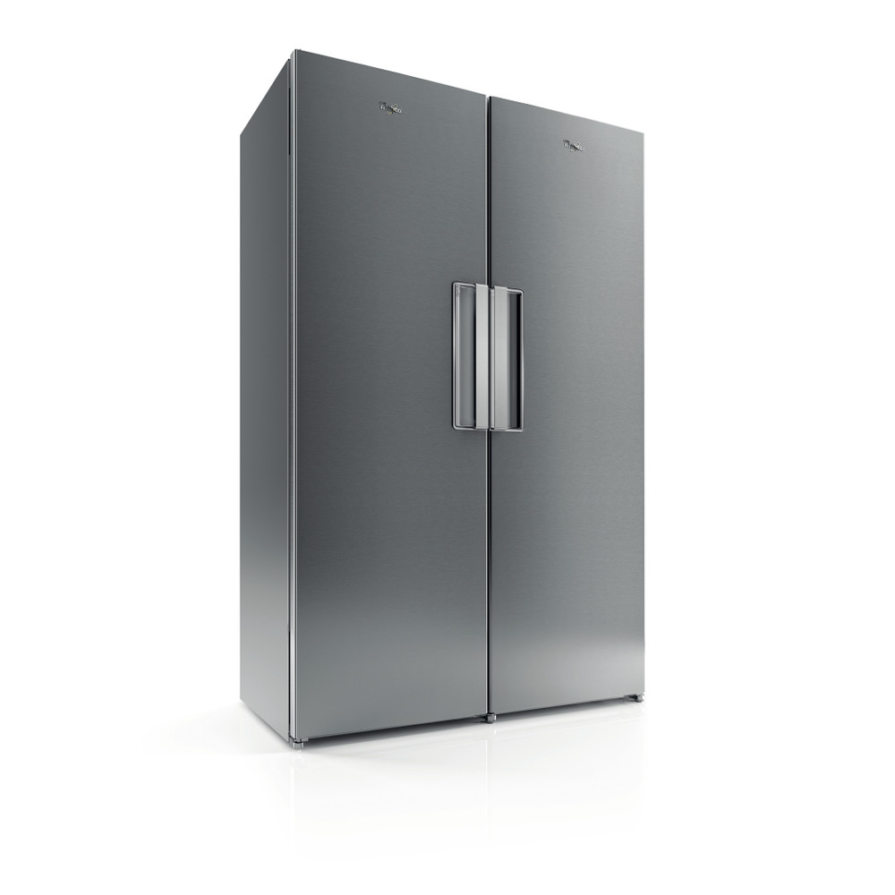 Whirlpool Freezer Freestanding UW8 F2C XLSB UK 2 Optic Inox Lifestyle perspective