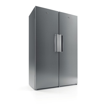 Whirlpool Freezer Freestanding UW8 F2C XLSB UK 2 Optic Inox Lifestyle perspective