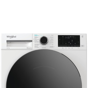Whirlpool Mosó-szárító Szabadonálló WAD 0736 WBC HU Fehér Elöltöltős Control panel