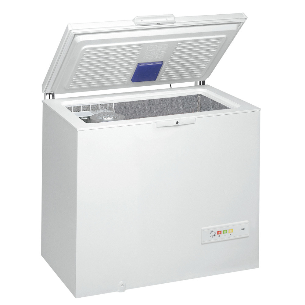 Whirlpool Congélateur Pose-libre CF 350 A+ 2 Blanc Perspective open