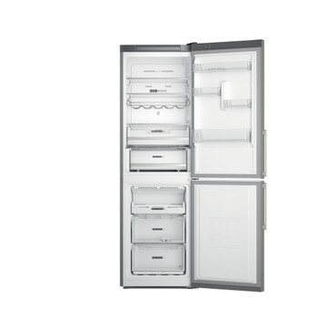 Whirlpool Kombinirani hladnjak Samostojeći W7X 82O OX H Optički Inox 2 doors Frontal open