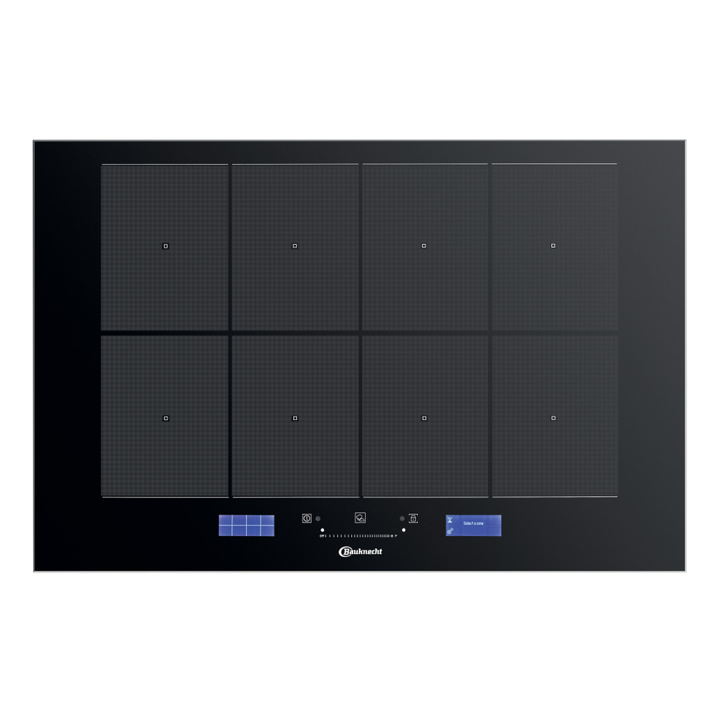 Bauknecht Table de cuisson CTAC 8780AFS AL Noir Induction vitroceramic Frontal