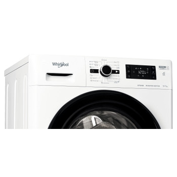 Whirlpool Mosó-szárító Szabadonálló FWDG 971682 WBV EE N Fehér Elöltöltős Control panel