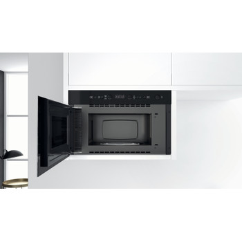 Whirlpool Mikrohullámú sütő Beépíthető W9 MN840 IXL Rozsdamentes acél Elektromos 22 Mikrohullám+Grill funkció 750 Lifestyle frontal open