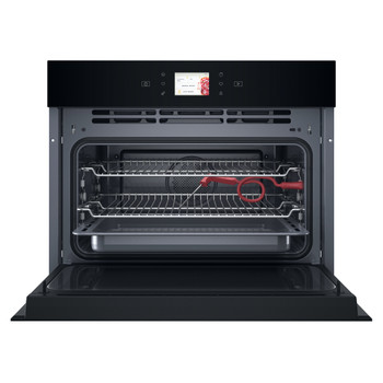 Whirlpool Mikrovlnná trouba Vestavné WCW11O7HTSB Černá Elektronické 53 Mikrovlny kombi 950 Frontal open