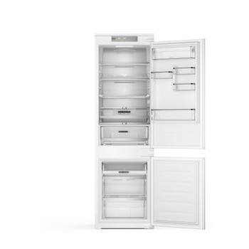 Whirlpool Koel-vriescombinatie Inbouw WHC18 T574 P Wit 2 deuren Frontal open