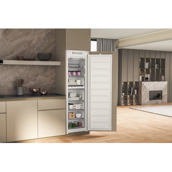 Whirlpool Fryser Integrert WHSD18F013D1 Hvit Lifestyle perspective open