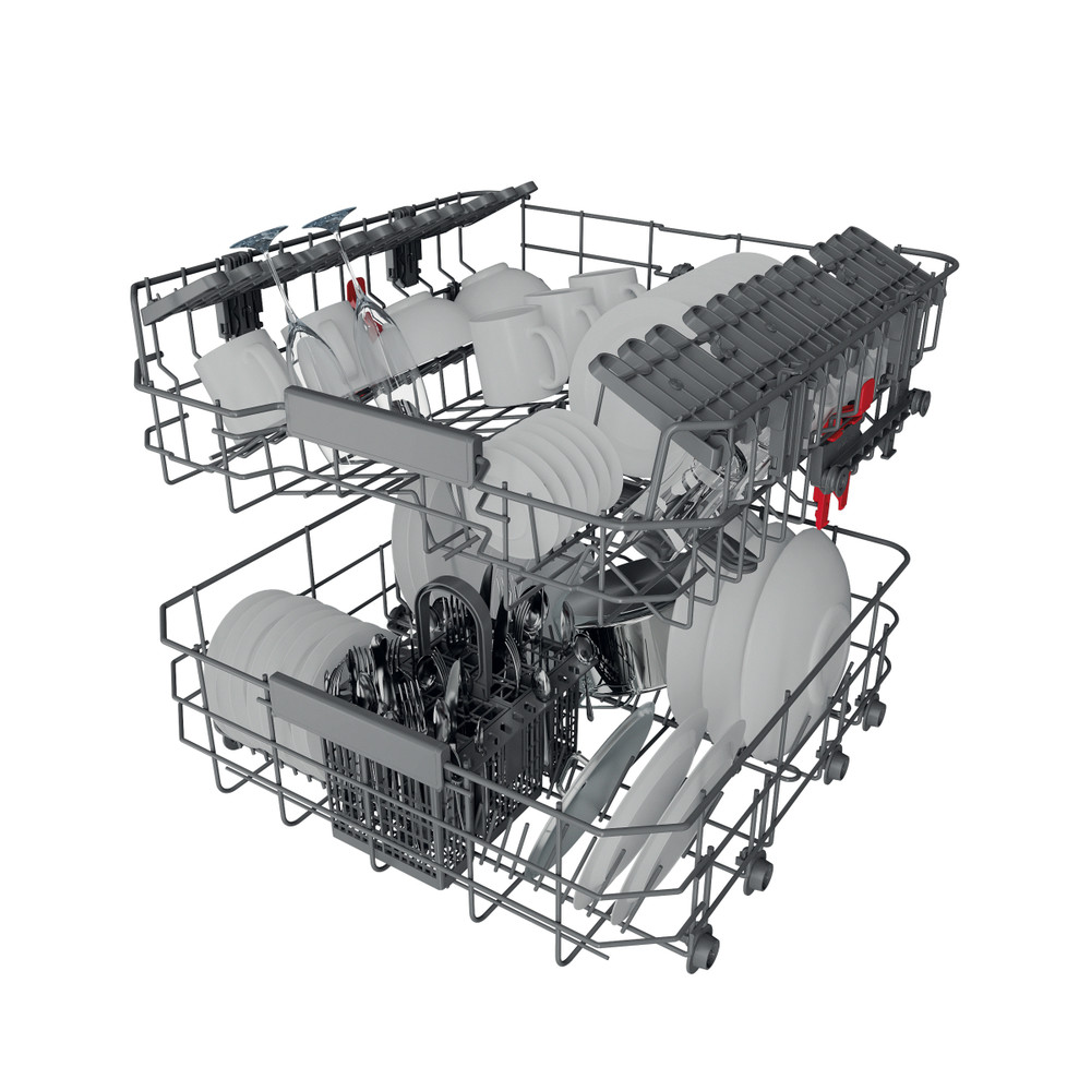 Bauknecht Opvaskemaskine Indbygget BCIC 3C26 E Fuldt integreret E Technical Translucent