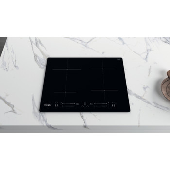 Whirlpool Варильна поверхня WS S4060 BF Чорний Induction vitroceramic Lifestyle frontal top down