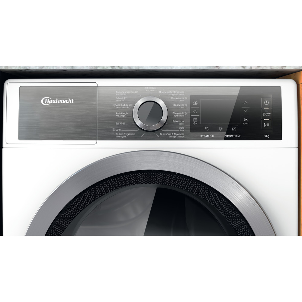 Bauknecht Lave-linge Appareil à pose libre B7 99 SILENCE CH Blanc Chargeurs frontaux A Lifestyle control panel
