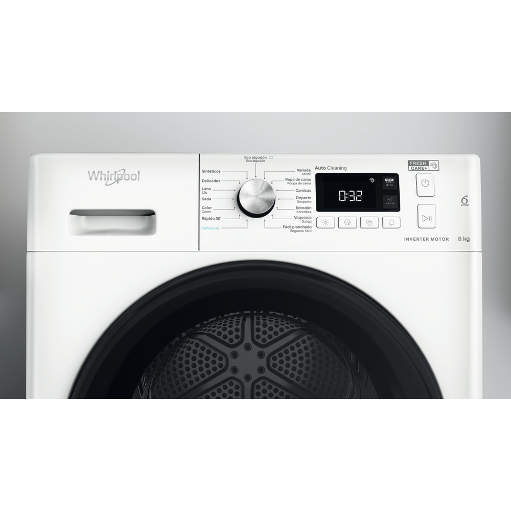 Whirlpool Secador FFT M11 8X3BY SPT Branco Lifestyle control panel