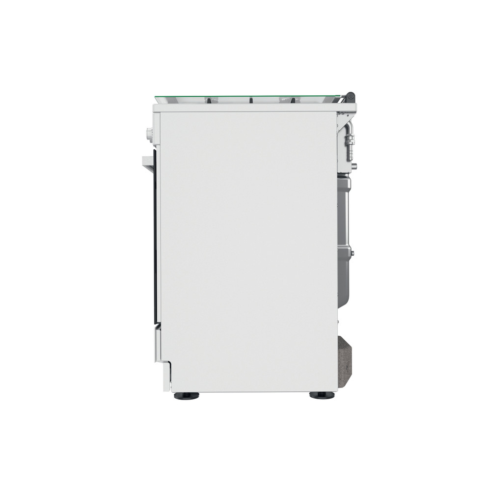 Whirlpool Aragaz WS68G8CHW/E/1 Alb Gaz Back / Lateral