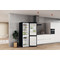 Whirlpool Jääkaappipakastin Vapaasti sijoitettava W7X 83T KS Musta/ Inox 2 doors Perspective