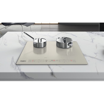 Whirlpool Plită WL B6860 NE/S Silver Dawn Induction vitroceramic Lifestyle frontal top down