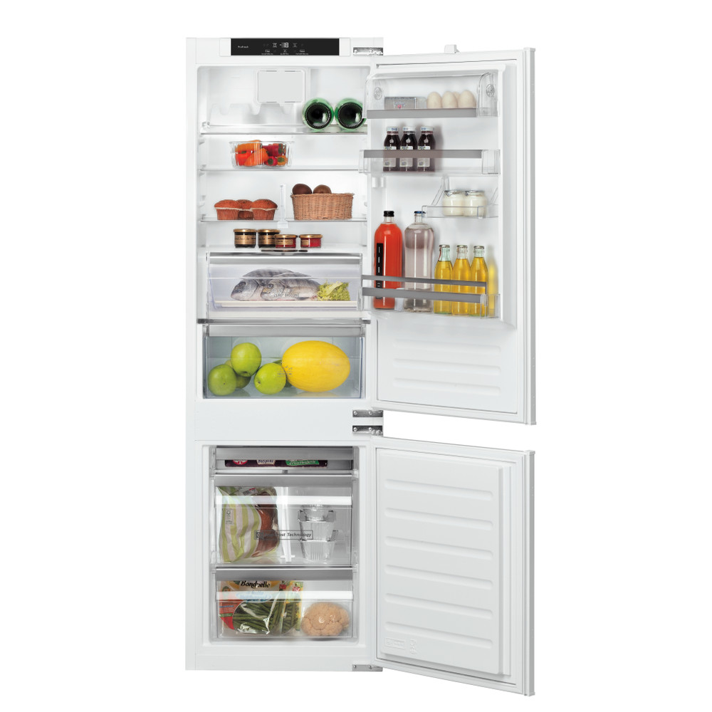 Bauknecht Frigorifero combinato Apparechio incasso KGIC 28702 Bianco 2 porte Frontal open