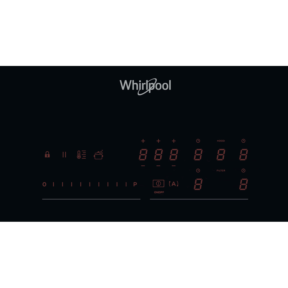Whirlpool Venting cooktop WVH 92 K Fekete Control panel