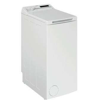 Whirlpool Práčka Voľne stojace TDLR 55140S EU Biela Zhora plnená C Perspective