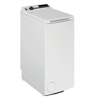 Whirlpool Maşină de spălat rufe Independent TDLRBX 65342BS EU Alb Încărcare Verticală C Perspective