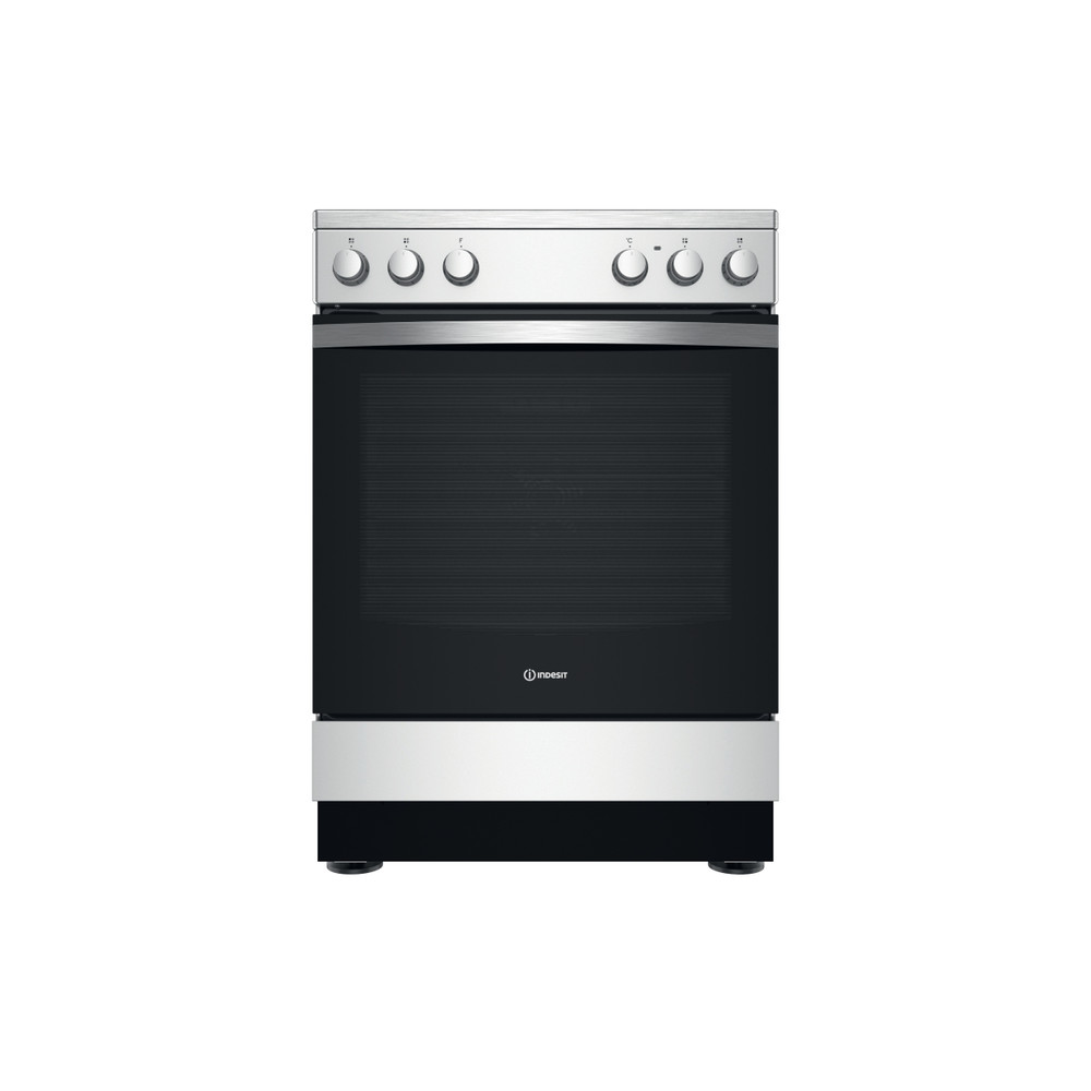 Indesit Κουζίνα IS67V5KCX/E Inox Electrical Frontal