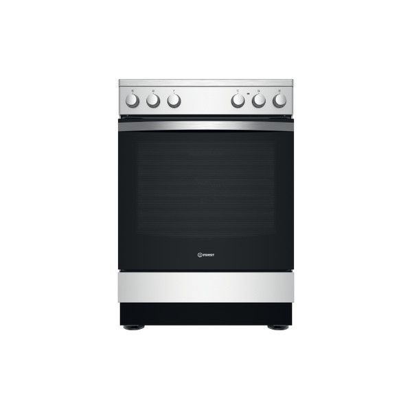 Indesit Κουζίνα IS67V5KCX/E Inox Electrical Frontal