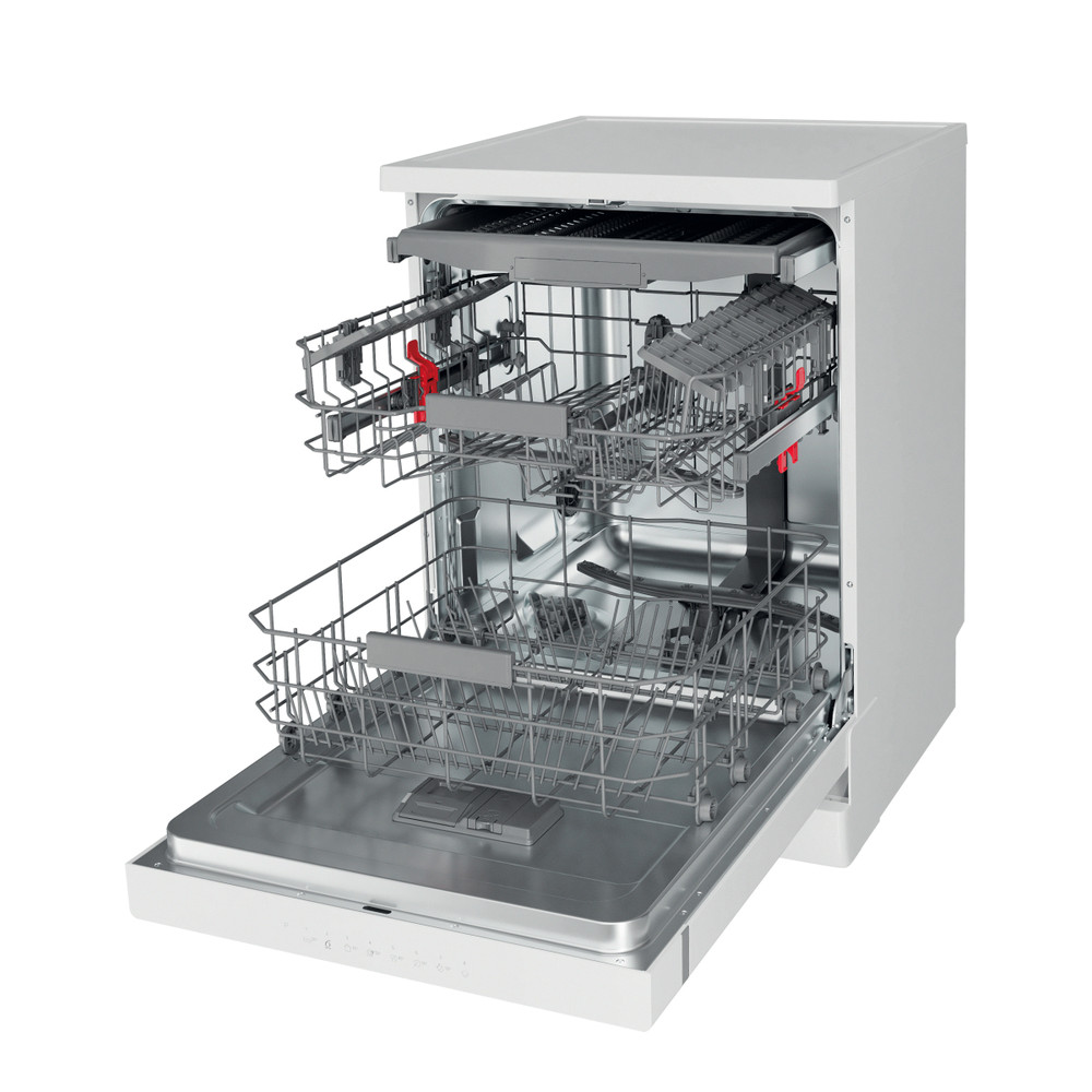 Whirlpool Mosogatógép Szabadonálló WFC 3C26N F Szabadonálló E Perspective open