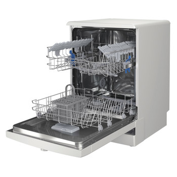 Indesit Lavavajillas Libre instalación DFE 1B19 14 Libre instalación F Perspective open