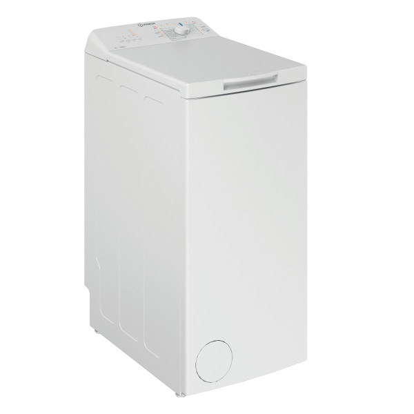 „Indesit“ Skalbimo mašina Laisvai pastatoma BTW L60400 EE/N Balta Pakraunama iš viršaus C Perspective