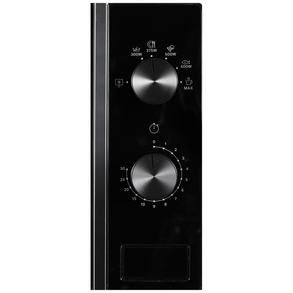 Whirlpool Four à micro-ondes Pose-libre MWP 101 B Noir Mécanique 20 Micro-ondes uniquement 700 Control panel