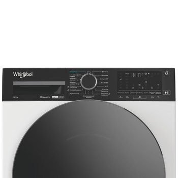 Whirlpool Прально-сушильна машина Соло WPD 0736W ADS UA Білий Front loader Control panel