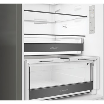 Whirlpool Racitor-congelator combinat Independent WHK 26412 XR5E ARC 764 Manhattan Gray 2 doors Drawer
