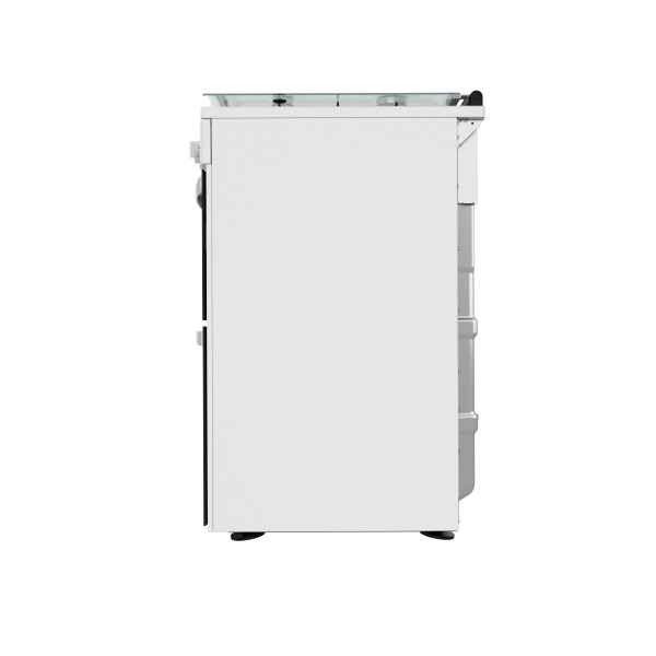 Indesit Double Cooker ID67G0MCW/UK White A+ Back / Lateral
