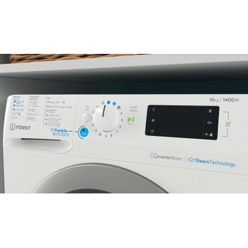 Indesit Máquina de lavar roupa Livre Instalação BWE 101496X WSV SPT Branco Carga Frontal A Lifestyle control panel