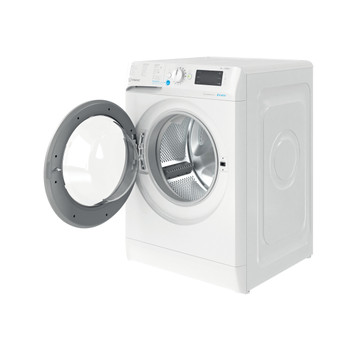 Indesit Lavadora Libre instalación BWE 81285X WS SPT N Blanco Cargador frontal B Perspective open