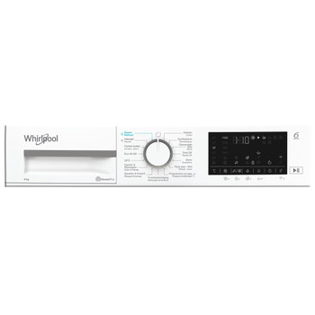 Whirlpool Lave-linge Pose-libre WAM 87W BE Blanc Frontal A Program